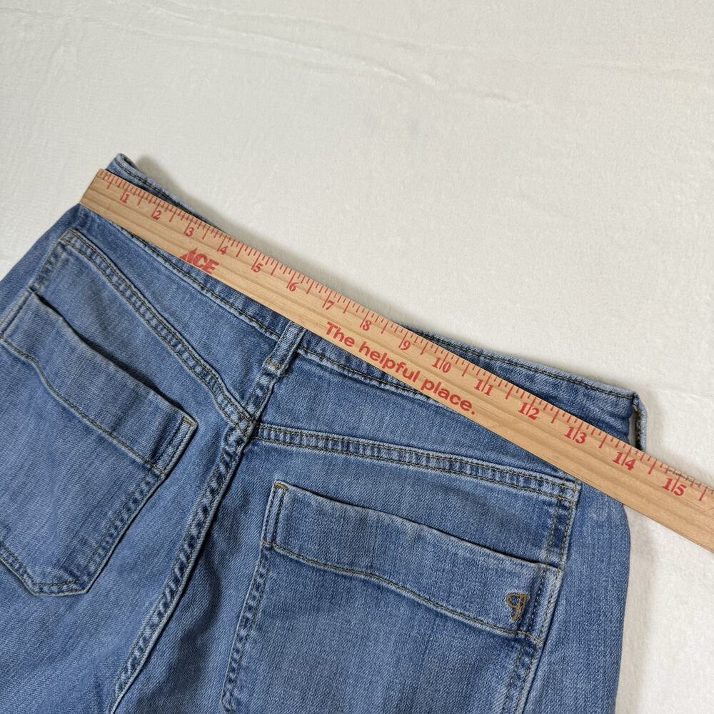 Anthropologie Pilcro The Kenna Mid Rise Heritage Barrel Jeans Blue Size 27 Denim - Picture 7 of 10